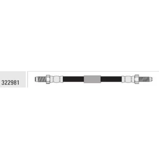 flexible VW KOMBI FURGON T/I 375MM  codigo br322981 EQ.332553