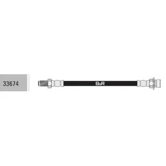 flexible CHEVROLET PICK UP trasero 440MM  codigo br33674 EQ.33674