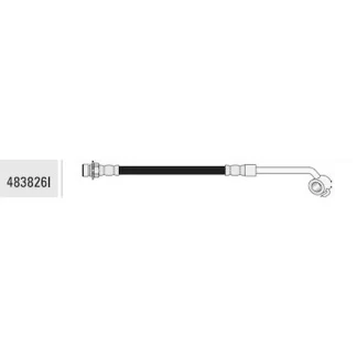 flexible FORD F100/RANGER D/I 650MM  codigo br483826I EQ.2014723