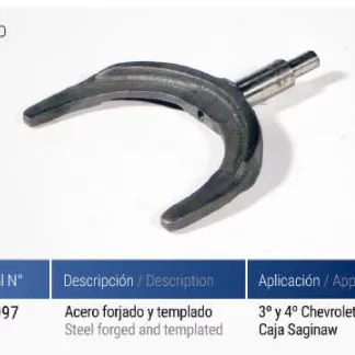 HORQUILLA CAJA  CHEVROLET HORQUILLA  3º y 4º CAJA SANGINAW 3858997  codigo CMN6502