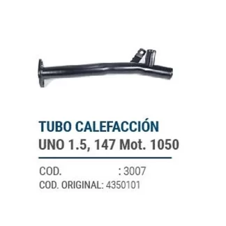 CAÑOS METALICOS  UNO 1.5, FIAT 147 MOT. 1050  codigo dnhc3007