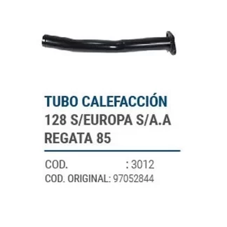 CAÑOS METALICOS FIAT 128 S/EUROPA, S/ AIRE, REGATTA 85 codigo dnhc3012