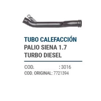 CAÑOS METALICOS  PALIO SIENA 1.7 TURBO DIESEL  codigo dnhc3016