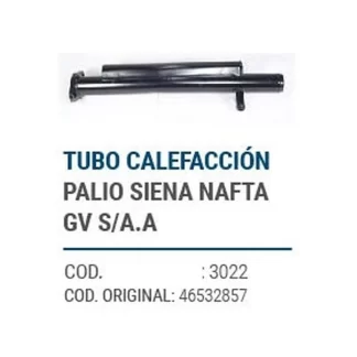 CAÑOS METALICOS  FIAT PALIO SIENA NAF GV S/AA  codigo dnhc3022
