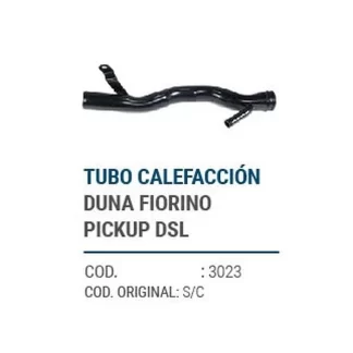 CAÑOS METALICOS FIAT DUNA, FIORINO PICK UP 1.7 DSL codigo dnhc3023