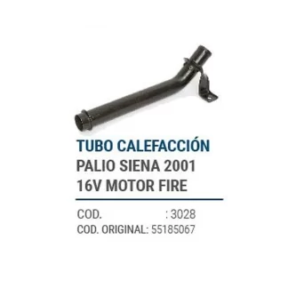 CAÑOS METALICOS  TUBO CALEFACCION PALIO SIENA  2001 FIRE 16 V   codigo dnhc3028