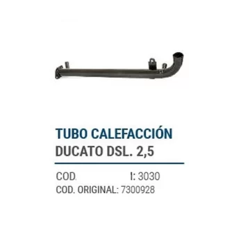 CAÑOS METALICOS  TUBO CALEFACCION ducato DSL 2,5   codigo dnhc3030