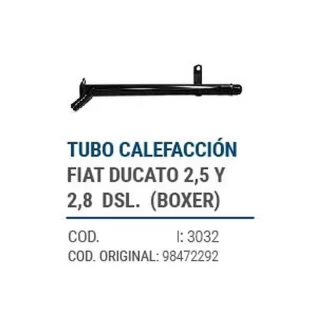 CAÑOS METALICOS BOXER 2,5 2,8 DSL codigo dnhc3032