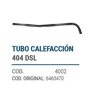 CAÑOS METALICOS  PEUGEOT 404 DSL  codigo dnhc4002