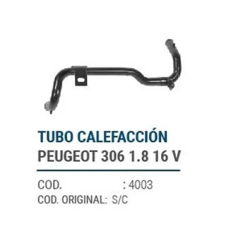 CAÑOS METALICOS  PEUGEOT 306 1.8 16V  codigo dnhc4003