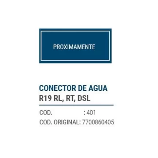CAÑOS METALICOS  RENAULT 19 RL, RT, DSL  codigo dnhc401