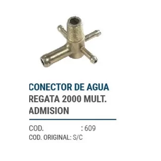 CAÑOS METALICOS CONECT. FIAT REGATTA 2000 MULT. ADMISION codigo dnhc609