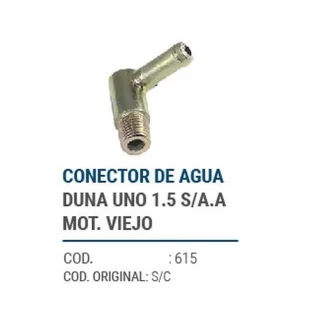 CAÑOS METALICOS CONECT. FIAT S/E, DUNA, UNO, 1.5 S/AA MOD. VIEJO codigo dnhc615