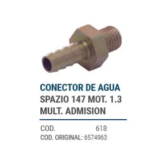 CAÑOS METALICOS CONECT. FIAT SPAZIO 147 MOT. 1.3 MULT. ADMISION codigo dnhc618