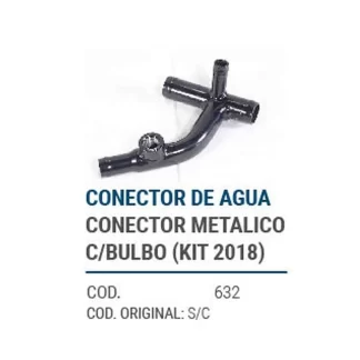 CAÑOS METALICOS  CONECT. METALICO C/BULBO  codigo dnhc632