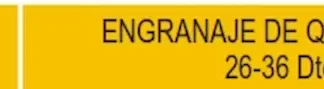 ENGRANAJE DE CAJA - FORD -  TRANSIT     - ENGRANAJE 5TA LIBRE 26-36 DTS   codigo MGH1803