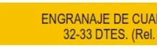 ENGRANAJE DE CAJA - FIAT - SIENA - PALIO NAFTERO    - PALIO N ENGRANAJE CUARTA  CONDUCTORA ( LIBRE)32 - 33 DIENTES (RELACION 32/37)  codigo MGH2805