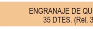 ENGRANAJE DE CAJA - FIAT - SIENA - PALIO NAFTERO    - PALIO N ENGRANAJE DE QUNTA CONDUCIDO (FIJO)35 DIENTES 21 ESTRIAS (RELACION 37/35)  codigo MGH2808