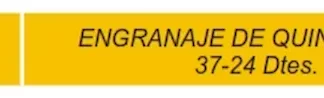ENGRANAJE DE CAJA - RENAULT - TRAFIC 5TA    - TRAFIC 5V ENGRANAGE DE QUINTA LIBRE 37-24 D,  codigo MGH308