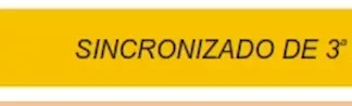 ENGRANAJE DE CAJA - RENAULT - TRAFIC 5TA    - TRAFIC 5V SINCRINIZADO DE 3 Y 4  codigo MGH310