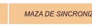 ENGRANAJE DE CAJA - RENAULT - TRAFIC 5TA    - TRAFIC 5V MAZA DE SINCRONIZADO  codigo MGH311M