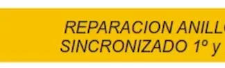 ENGRANAJE DE CAJA - PEUGEOT - 504//505 BA7 5 VEL    - BA7 REP ANILLO SINCRONIZADIO Primera Y Segunda  codigo MGH613