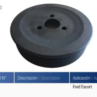 POLEA BOMBA AGUA  FORD POLEA BOMBA DE AGUA FORD ESCORT ZETEC 98F-8509-AE  codigo PA003