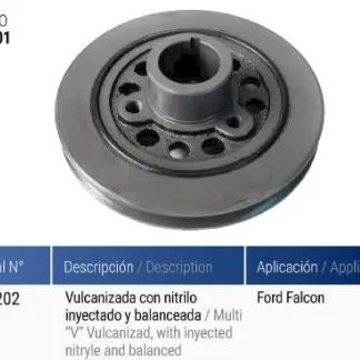 POLea  cigüeñal  FORD  FORD FALCON  codigo PC0001