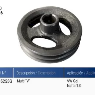 POLea cigüeñal VW VOLKSWAGEN GOL NAFTA 1.0 codigo PC0016