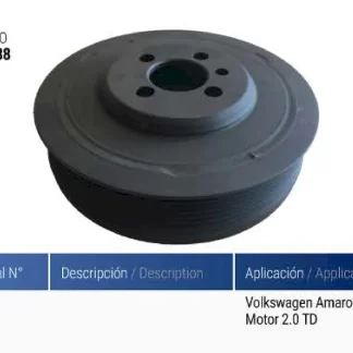 POLea cigüeñal VW VW AMAROK codigo PC0088