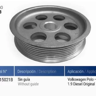 POLEA BOMBA DEPRESORA VW POLO-GOL DIESEL 1.9   codigo PE0003