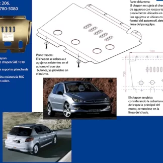 CRUCETA - Peugeot 206 -( - ) motor Todos (codigo 780-5080 ) (AÑO )